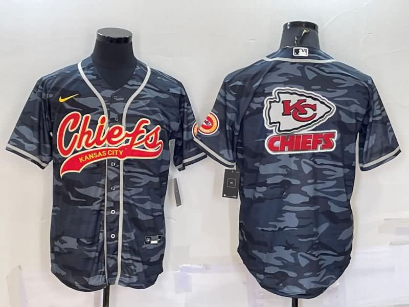 Kansas City Chiefs Camouflage MLB&NFL Jersey