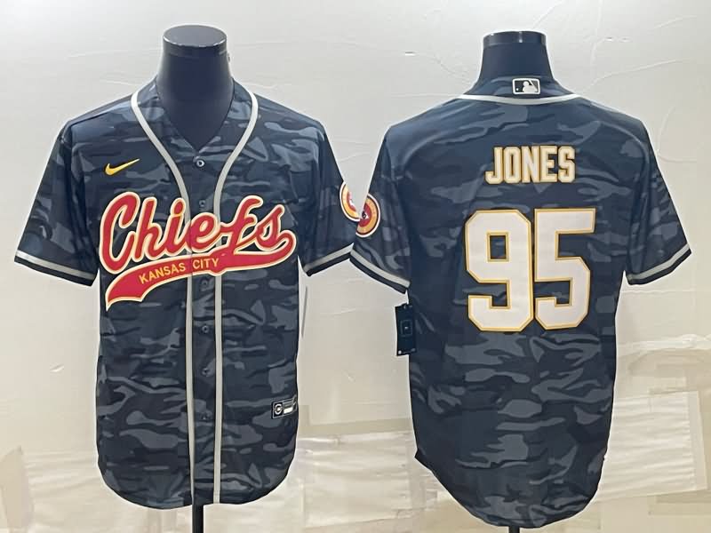 Kansas City Chiefs Camouflage MLB&NFL Jersey 02