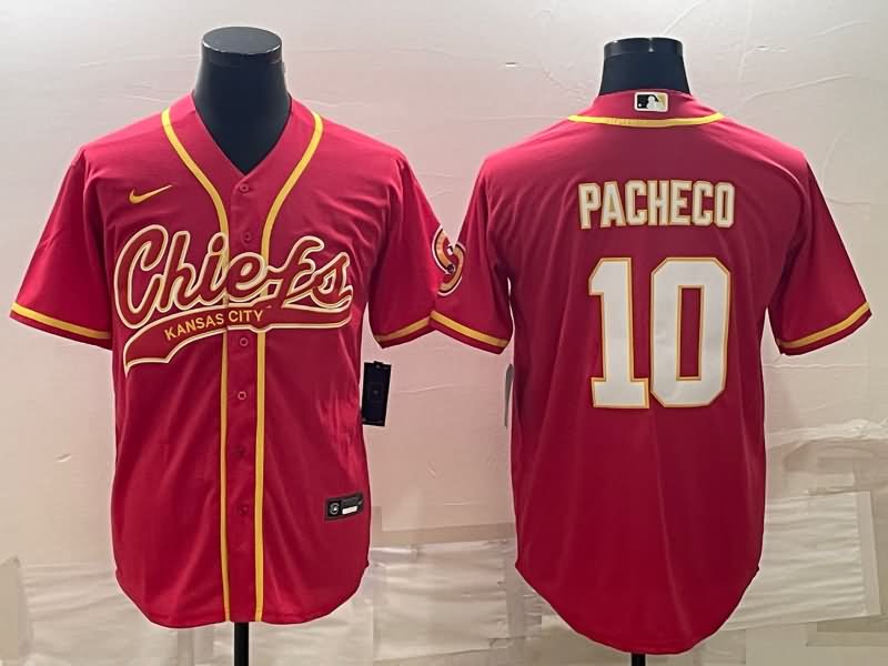 Kansas City Chiefs Red MLB&NFL Jersey