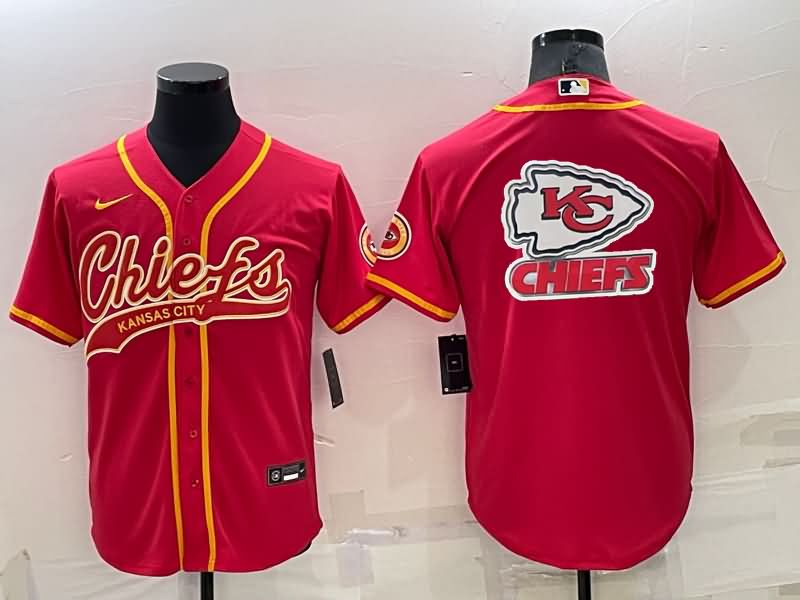 Kansas City Chiefs Red MLB&NFL Jersey