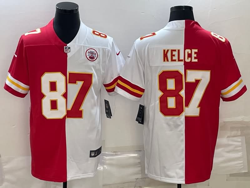 Kansas City Chiefs White Red NFL Jersey