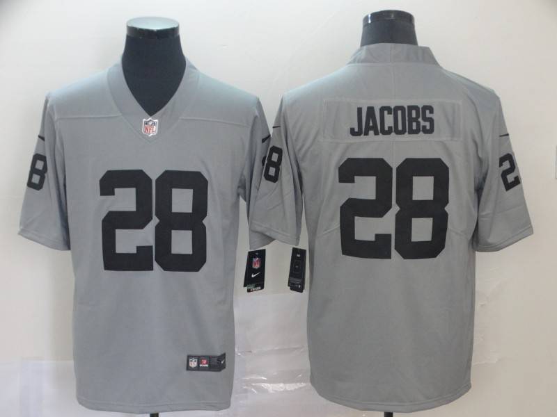 Las Vegas Raiders Grey Inverted Legend NFL Jersey