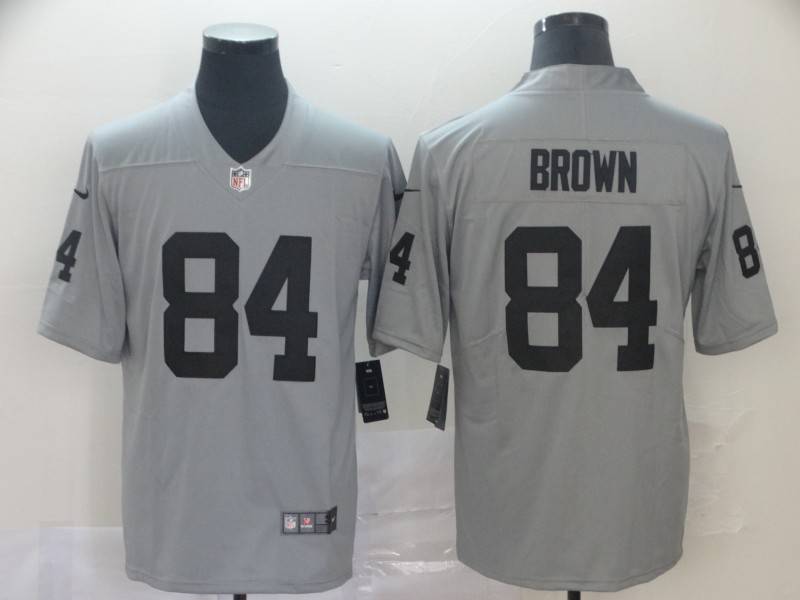 Las Vegas Raiders Grey Inverted Legend NFL Jersey