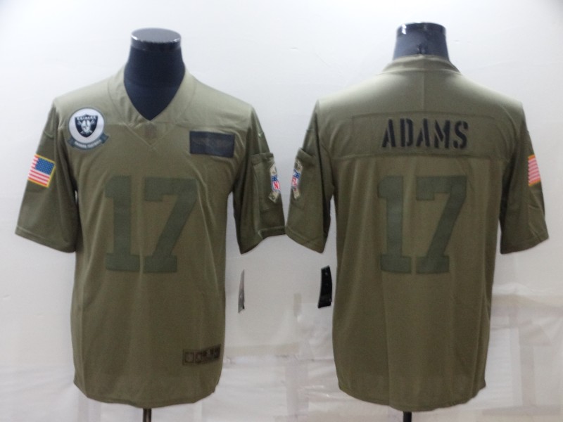 Las Vegas Raiders Olive Salute To Service NFL Jersey