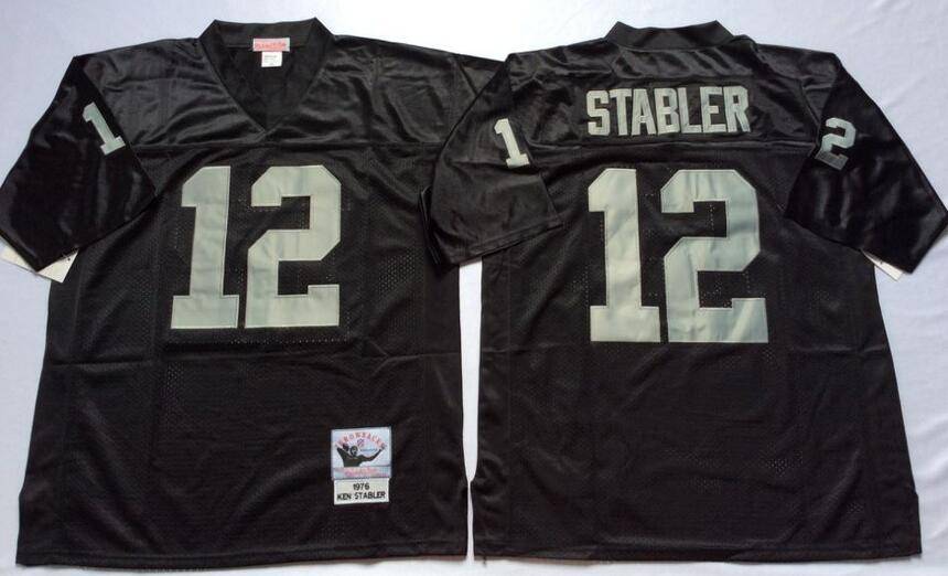 Las Vegas Raiders Black Retro NFL Jersey