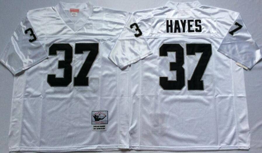 Las Vegas Raiders White Retro NFL Jersey