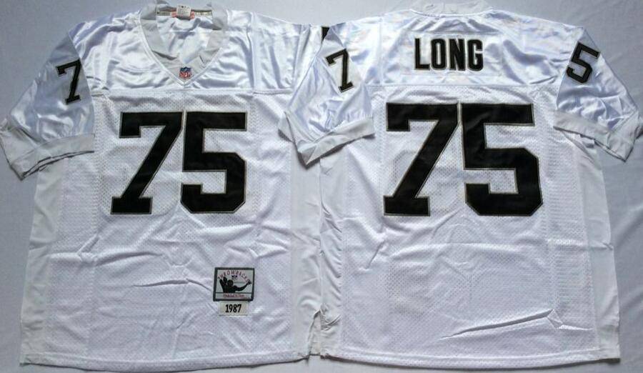 Las Vegas Raiders White Retro NFL Jersey