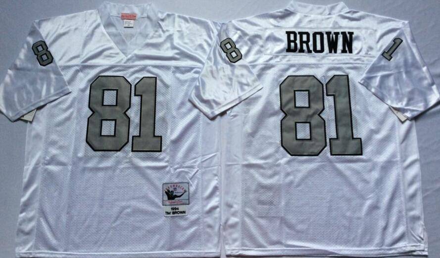 Las Vegas Raiders White Retro NFL Jersey 02