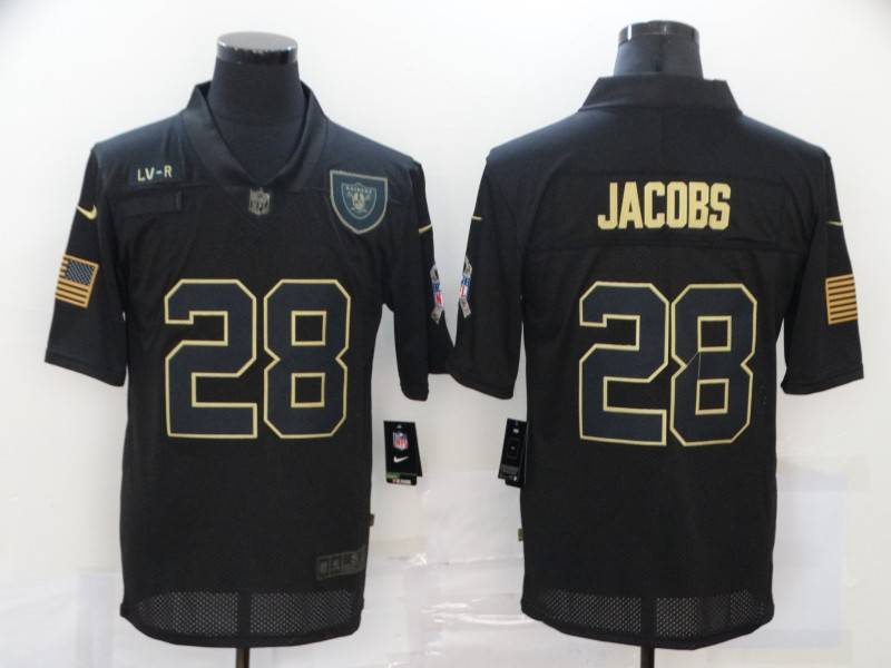 Las Vegas Raiders Black Gold Salute To Service NFL Jersey