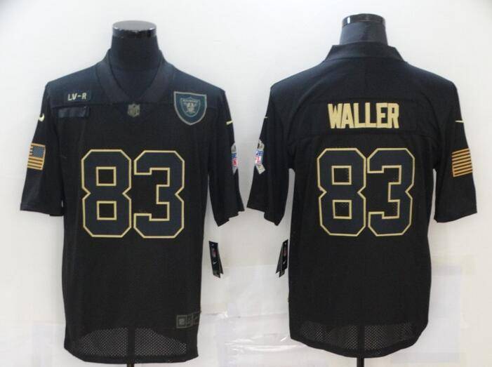 Las Vegas Raiders Black Gold Salute To Service NFL Jersey