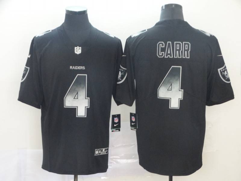 Las Vegas Raiders Black Smoke Fashion NFL Jersey