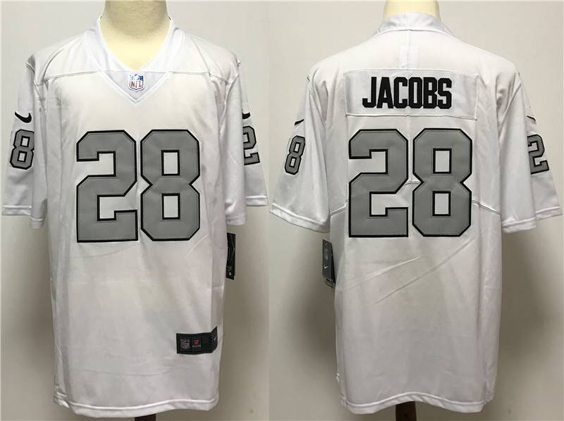 Las Vegas Raiders White NFL Jersey 02