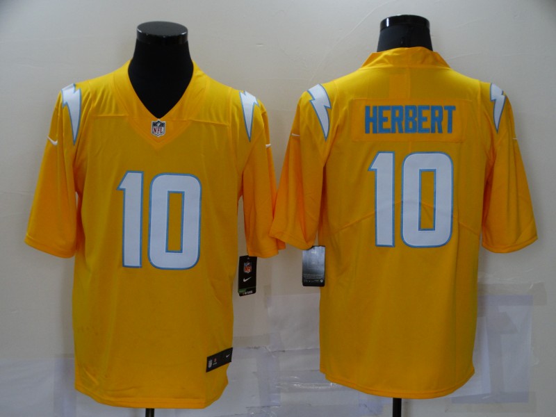 Los Angeles Chargers Yellow Inverted Legend NFL Jersey 02