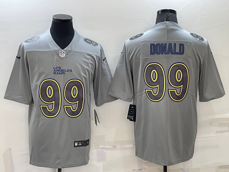 Los Angeles Rams Grey Atmosphere Fashion NFL Jersey