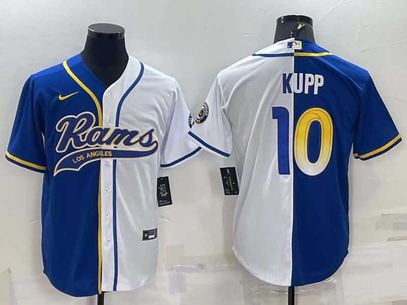 Los Angeles Rams Blue White MLB&NFL Jersey