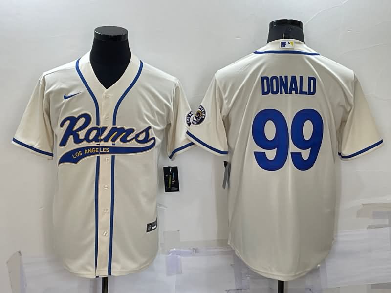 Los Angeles Rams Bone MLB&NFL Jersey