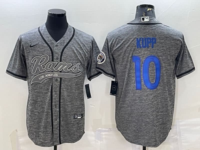 Los Angeles Rams Grey MLB&NFL Jersey