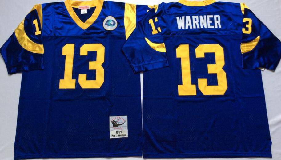 Los Angeles Rams Blue Retro NFL Jersey