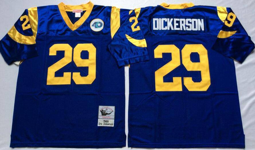 Los Angeles Rams Blue Retro NFL Jersey