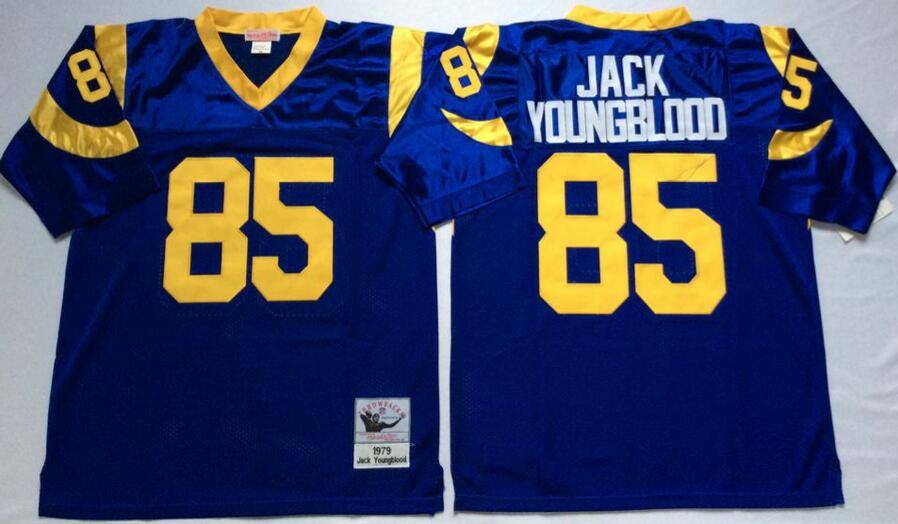 Los Angeles Rams Blue Retro NFL Jersey