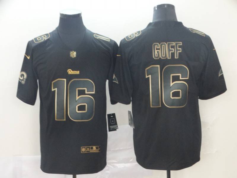 Los Angeles Rams Black Gold Vapor Limited NFL Jersey