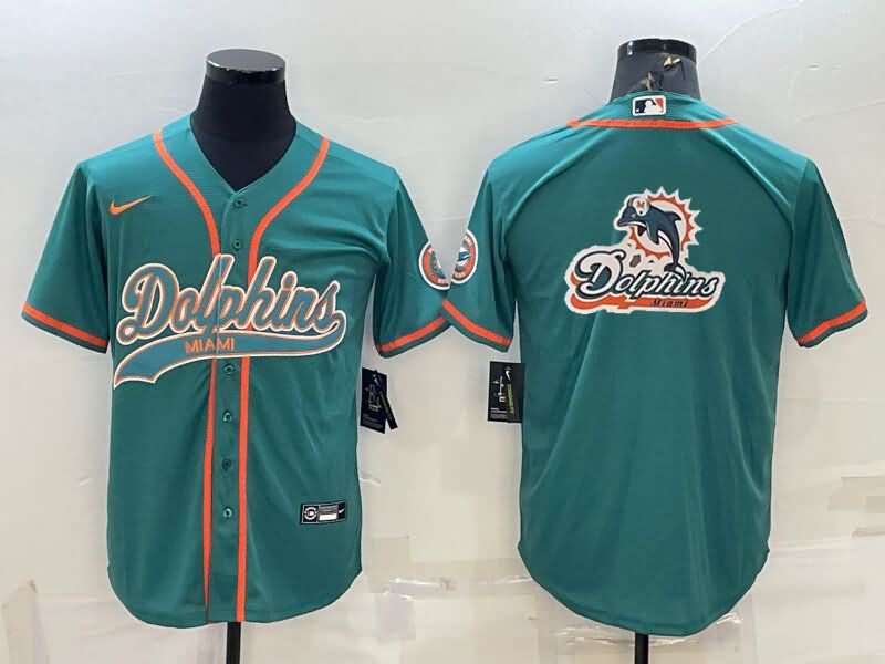 Miami Dolphins Green MLB&NFL Jersey