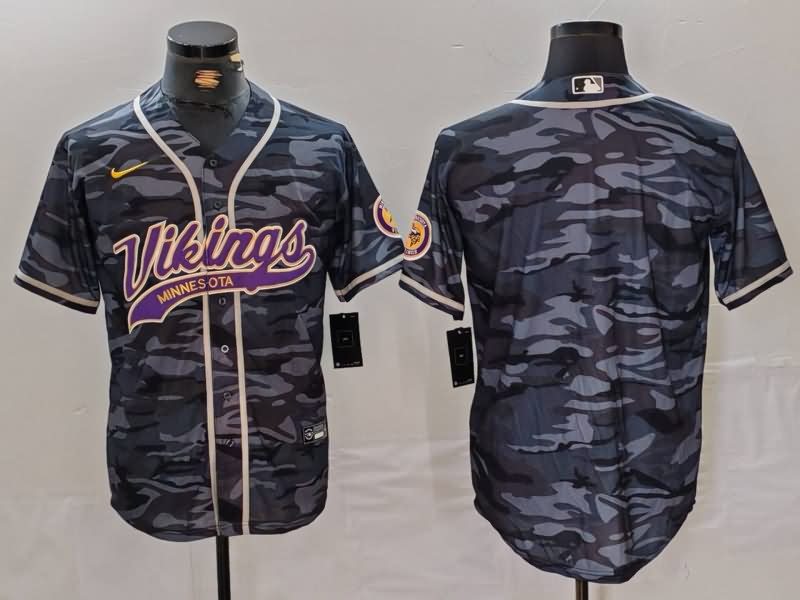 Minnesota Vikings Camouflage MLB&NFL Jersey