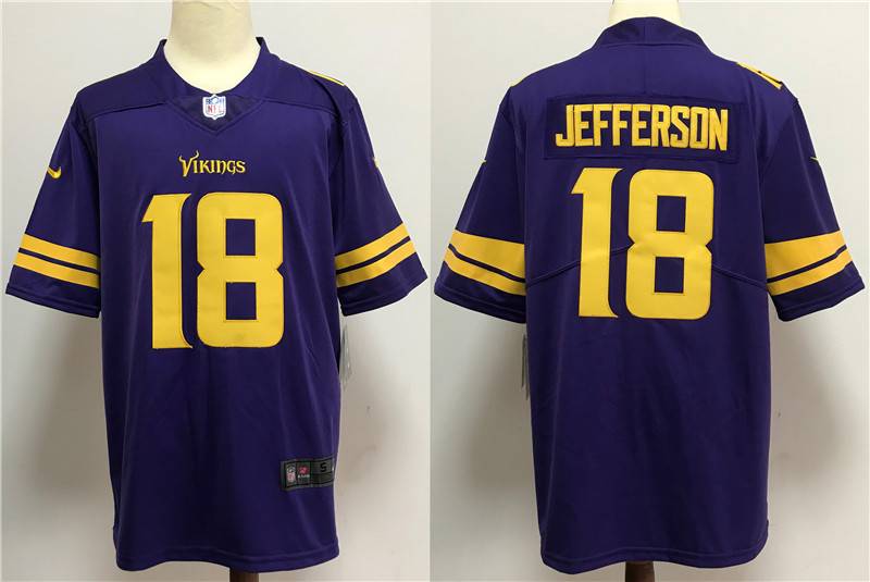 Minnesota Vikings Purple NFL Jersey 02