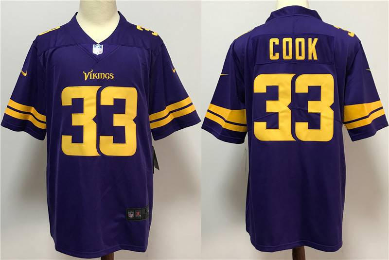 Minnesota Vikings Purple NFL Jersey 02