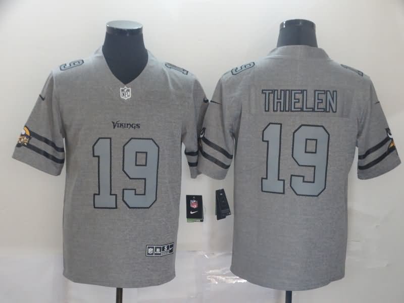 Minnesota Vikings Grey Retro NFL Jersey