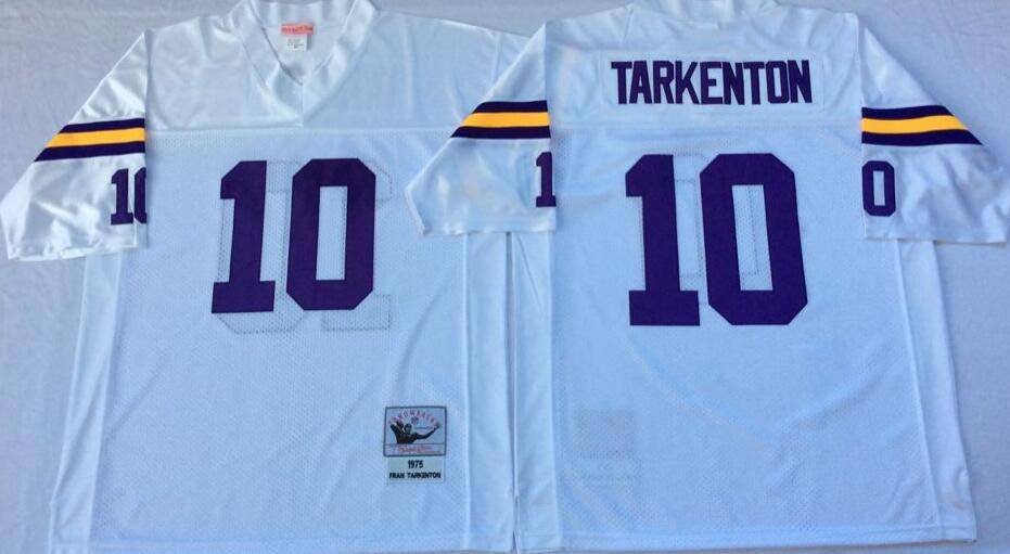 Minnesota Vikings White Retro NFL Jersey