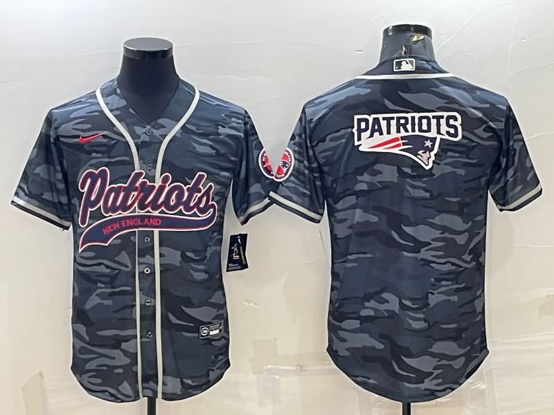 New England Patriots Camouflage MLB&NFL Jersey