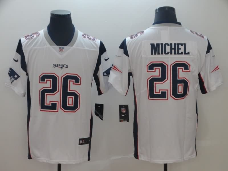 New England Patriots White NFL Jersey 02