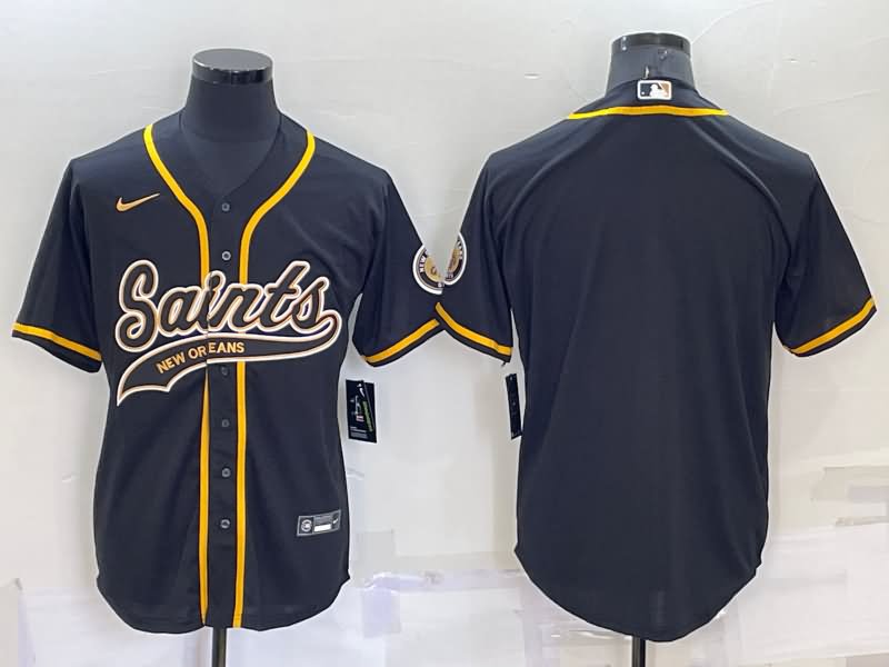 New Orleans Saints Black MLB&NFL Jersey