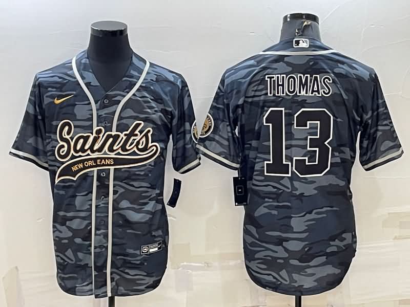 New Orleans Saints Camouflage MLB&NFL Jersey