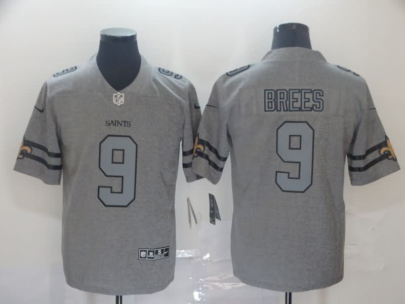 New Orleans Saints Grey Retro NFL Jersey