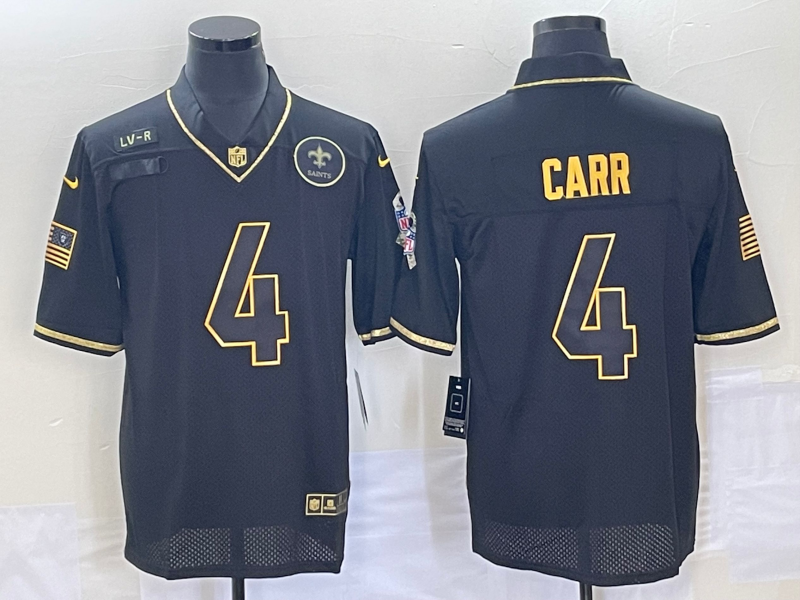 New Orleans Saints Black Gold Salute To Service NFL Jersey