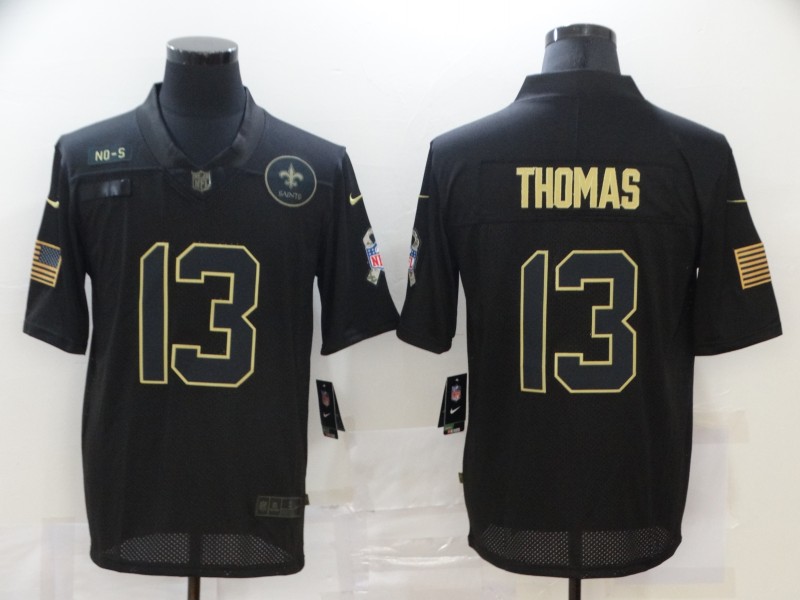 New Orleans Saints Black Gold Salute To Service NFL Jersey