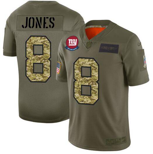 New York Giants Olive Salute To Service NFL Jersey 04