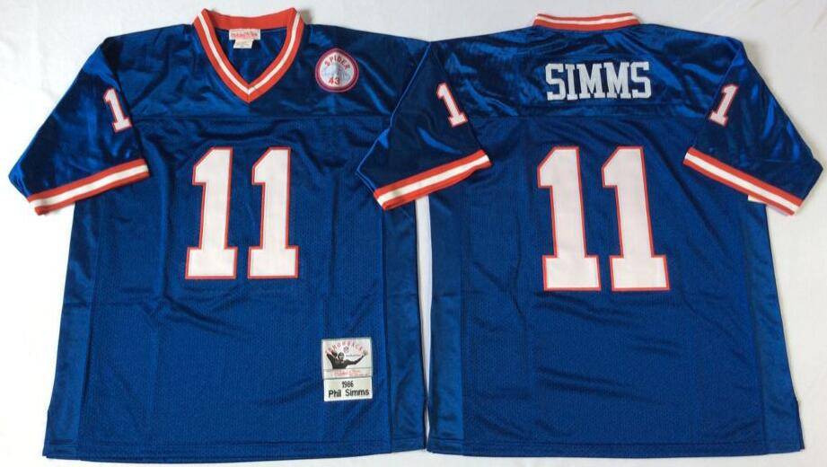 New York Giants Blue Retro NFL Jersey