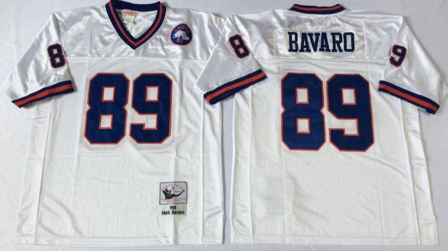 New York Giants White Retro NFL Jersey