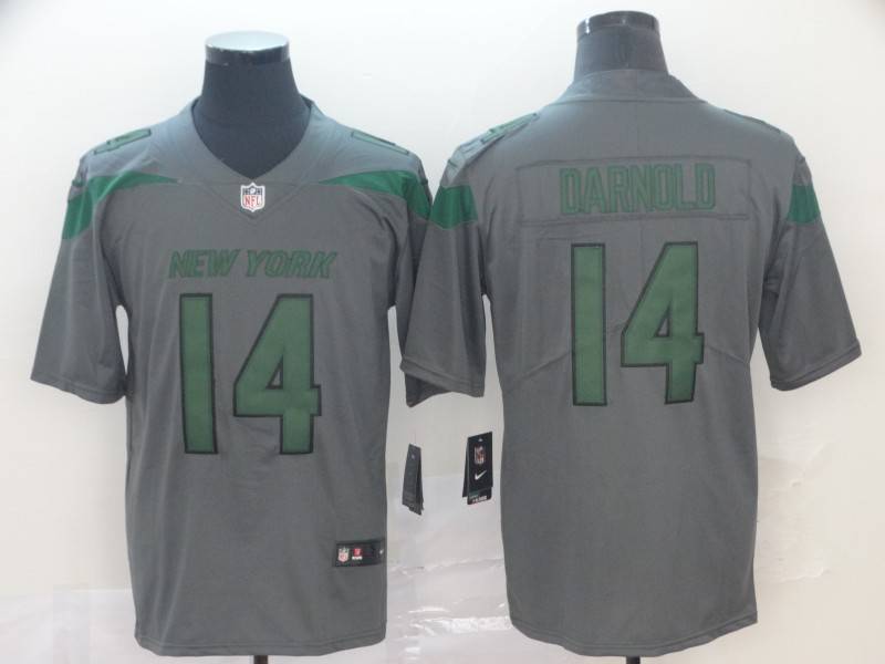 New York Jets Grey Inverted Legend NFL Jersey