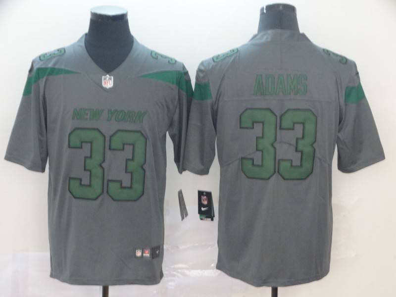 New York Jets Grey Inverted Legend NFL Jersey