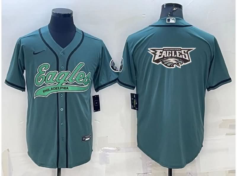 Philadelphia Eagles Green MLB&NFL Jersey