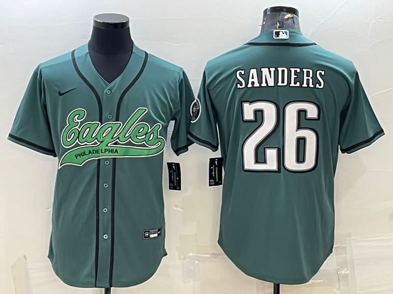 Philadelphia Eagles Green MLB&NFL Jersey