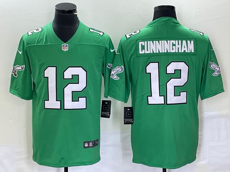 Philadelphia Eagles Green Retro NFL Jersey 02