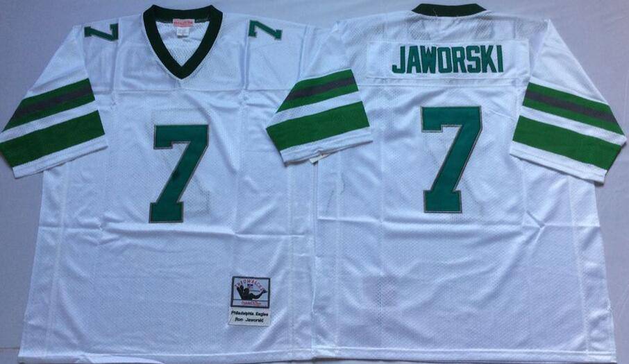 Philadelphia Eagles White Retro NFL Jersey