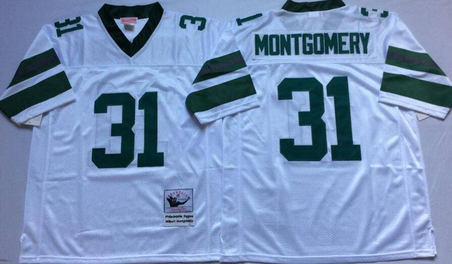 Philadelphia Eagles White Retro NFL Jersey