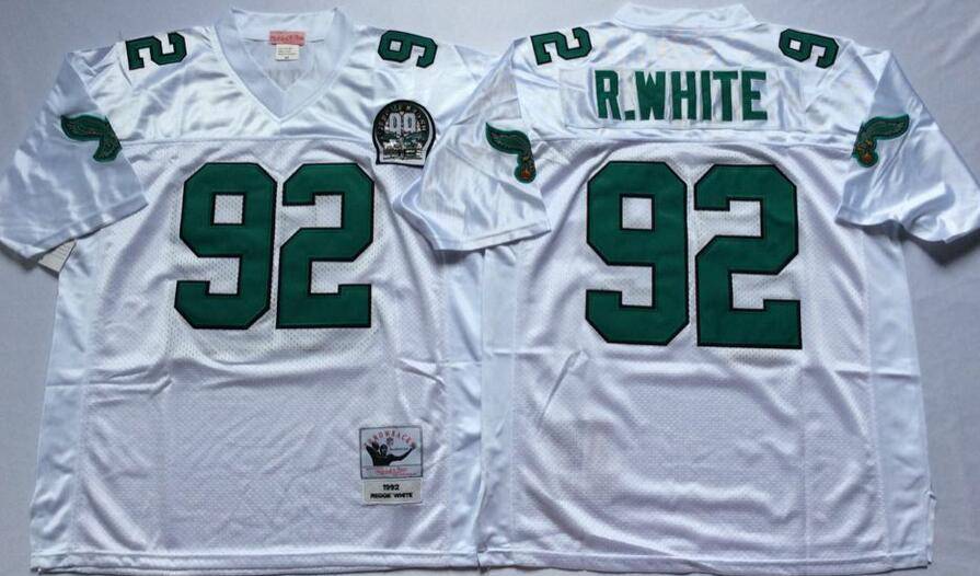 Philadelphia Eagles White Retro NFL Jersey
