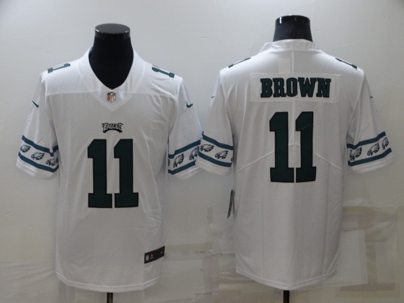 Philadelphia Eagles White NFL Jersey 02